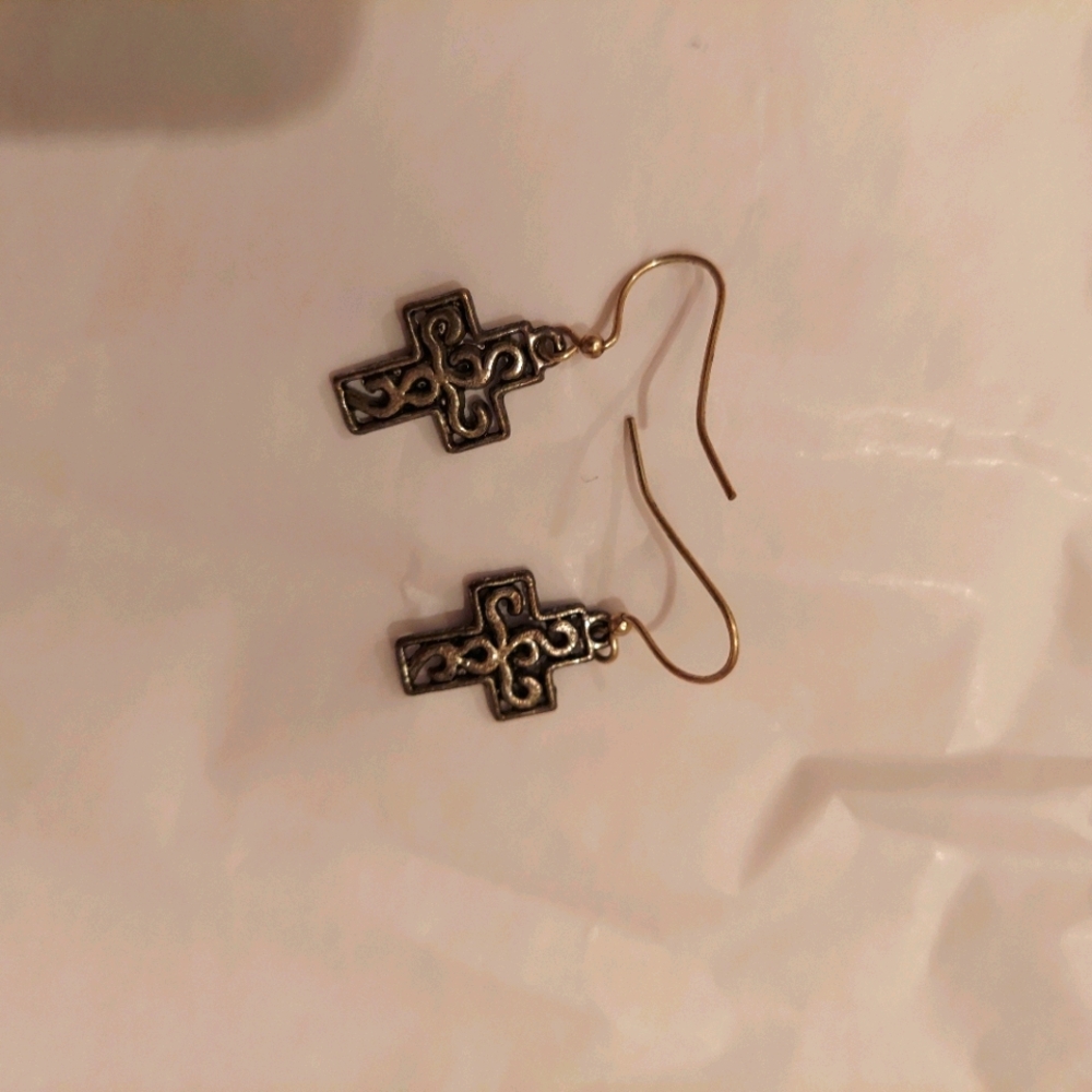 Celtic Cross Earrings